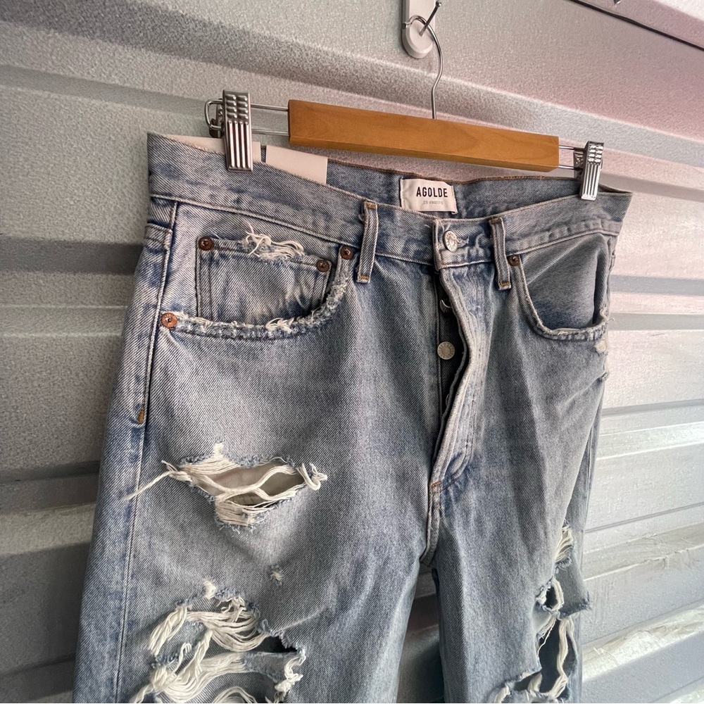AGOLDE NWT 90's Mid Rise Loose in Unhinged - Picture 5 of 11